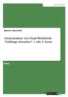 Szenenanalyse von Frank Wedekinds Fruhlings Erwachen. 1. Akt, 5. Szene - Book