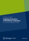 Usability Evaluation of Modeling Languages - eBook