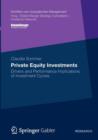 Private Equity Investments : Drivers and Performance Implications of Investment Cycles - Book