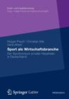 Sport ALS Wirtschaftsbranche : Der Sportkonsum Privater Haushalte in Deutschland - Book