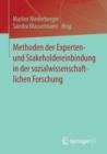 Methoden Der Experten- Und Stakeholdereinbindung in Der Sozialwissenschaftlichen Forschung - Book