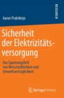Sicherheit Der Elektrizitatsversorgung : Das Spannungsfeld Von Wirtschaftlichkeit Und Umweltvertraglichkeit - Book