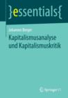 Kapitalismusanalyse Und Kapitalismuskritik - Book