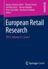 European Retail Research : 2013, Volume 27, Issue I - Book
