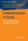 Solidaritatsbruche in Europa : Konzeptuelle Uberlegungen und empirische Befunde - Book