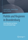 Politik Und Regieren in Brandenburg - Book