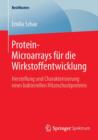Protein-Microarrays Fur Die Wirkstoffentwicklung : Herstellung Und Charakterisierung Eines Bakteriellen Hitzeschockproteins - Book