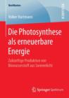 Die Photosynthese ALS Erneuerbare Energie : Zukunftige Produktion Von Biowasserstoff Aus Sonnenlicht - Book