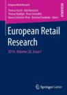 European Retail Research : 2014, Volume 28, Issue I - Book