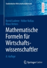 Mathematische Formeln Fur Wirtschaftswissenschaftler - Book