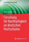 Forschung fur Nachhaltigkeit an deutschen Hochschulen - Book