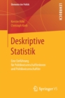 Deskriptive Statistik : Eine Einfuhrung fur Politikwissenschaftlerinnen und Politikwissenschaftler - Book