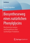 Biosyntheseweg Eines Naturlichen Phenylglycins : Biochemische Analyse Und Perspektiven Einer Nachhaltigen Produktion - Book