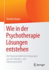 Wie in der Psychotherapie Losungen entstehen : Ein Prozessmodell mit Anregungen aus der Literatur- und Filmwissenschaft - Book