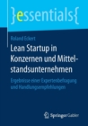 Lean Startup in Konzernen Und Mittelstandsunternehmen : Ergebnisse Einer Expertenbefragung Und Handlungsempfehlungen - Book