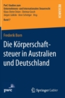 Die Korperschaftsteuer in Australien und Deutschland - Book