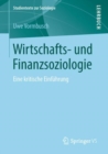 Wirtschafts- und Finanzsoziologie : Eine kritische Einfuhrung - Book