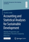 Accounting and Statistical Analyses for Sustainable Development : Multiple Perspectives and Information-Theoretic Complexity Reduction - eBook