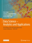 Data Science - Analytics and Applications : Proceedings of the 4th International Data Science Conference - iDSC2021 - eBook