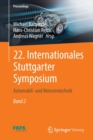 22. Internationales Stuttgarter Symposium : Automobil- und Motorentechnik - Book