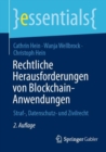 Rechtliche Herausforderungen von Blockchain-Anwendungen : Straf-, Datenschutz- und Zivilrecht - Book