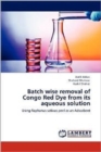Batch wise removal of Congo Red Dye from its aqueous solution - Book