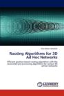 Routing Algorithms for 3D Ad Hoc Networks - Book