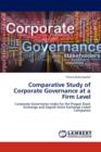 Comparative Study of Corporate Governance at a Firm Level - Book