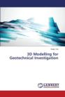 3D Modelling for Geotechnical Investigation - Book