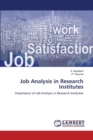 Job Analysis in Research Institutes - Book