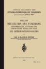 Restitution Und Vererbung : Experimenteller, Kritischer Und Synthetischer Beitrag Zur Frage Des Determinationsproblems - Book