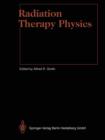 Radiation Therapy Physics - Book