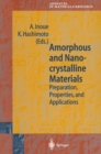 Amorphous and Nanocrystalline Materials : Preparation, Properties, and Applications - eBook