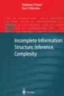 Incomplete Information: Structure, Inference, Complexity - eBook