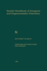 N Nitrogen : Compounds with Noble Gases and Hydrogen - eBook
