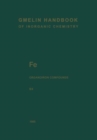 Fe Organoiron Compounds : Mononuclear Compounds 9 - Book