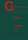 Index Formula Index : 2nd Supplement Volume 6 C17-C22.5 - Book