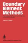 Boundary Element Methods : Proceedings of the Third International Seminar, Irvine, California, July 1981 - Book
