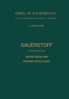 Sauerstoff : Anhangband Water Desalting Wasser-Entsalzung - eBook