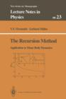 The Recursion Method : Application to Many-Body Dynamics - Book
