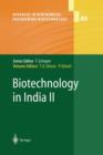 Biotechnology in India II - Book