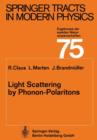 Light Scattering by Phonon-Polaritons - Book