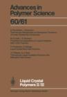 Liquid Crystal Polymers II/III - Book
