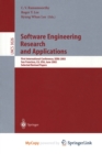 Software Engineering Research and Applications : First International Conference, SERA 2003, San Francisco, CA, USA, June 25-27, 2003, Selected Revised Papers - Book