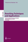 Rewriting Techniques and Applications : 15th International Conference, RTA 2004, Aachen, Germany, June 3-5, 2004, Proceedings - Book