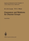 Generators and Relations for Discrete Groups - Book