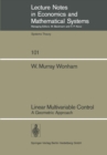 Linear Multivariable Control : A Geometric Approach - eBook