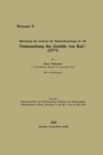 Untersuchung des Zerfalls von RaC&#8243; (T1210) - Book