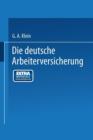 Die Deutsche Arbeiterversicherung - Book