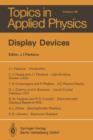 Display Devices - Book
